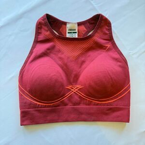 Gymshark Women's Red Sports Bra Size M